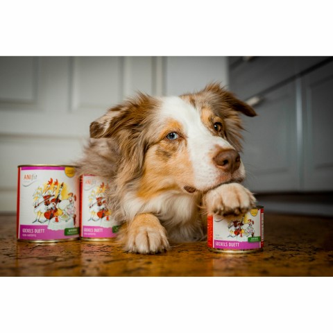 Dog Accessories Wet pet food Cock's Duet (Gockels Duett) 400g 6 Piece -3- Anifit
